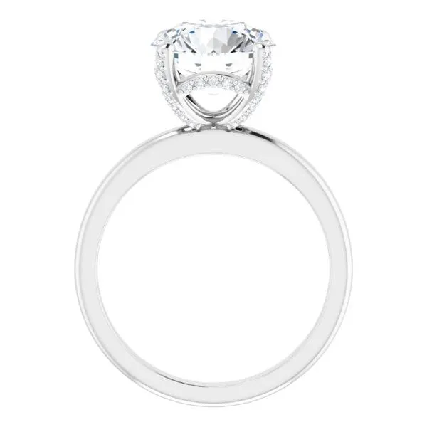 Accented Engagement Ring Image 2 Morin Jewelers Southbridge, MA