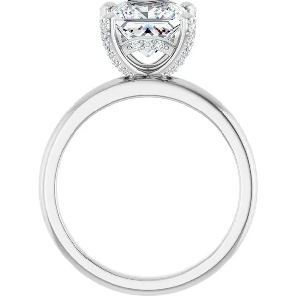 Accented Engagement Ring Image 2 Morin Jewelers Southbridge, MA