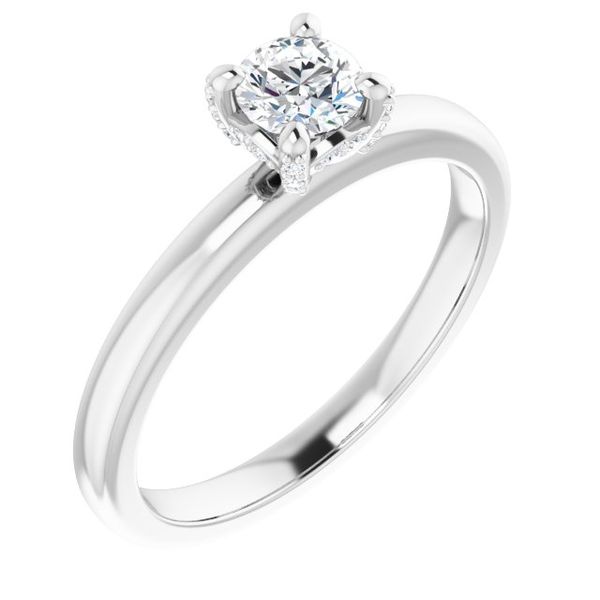 Accented Engagement Ring