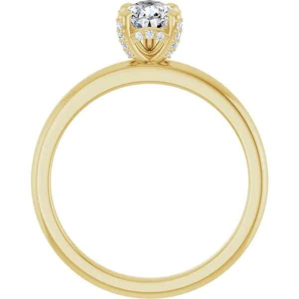 Accented Engagement Ring Image 2 Vulcan's Forge LLC KANSAS CITY, MO