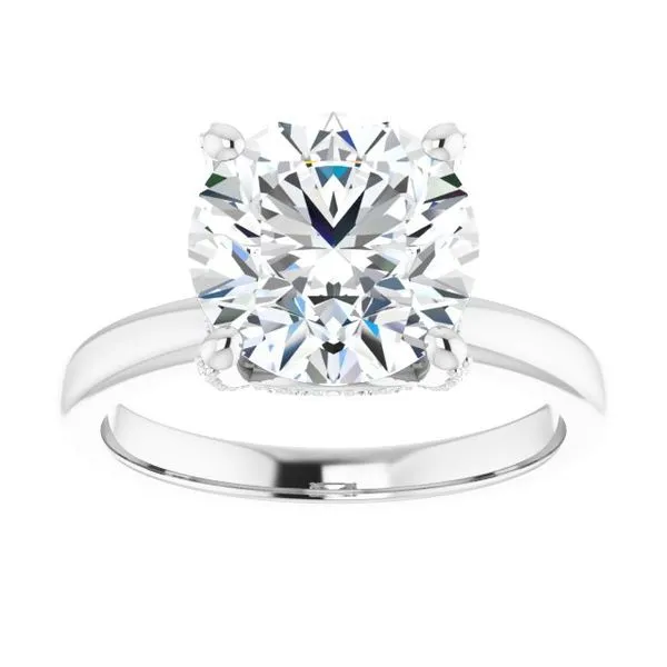 Accented Engagement Ring Image 3 J. Thomas Jewelers Rochester Hills, MI