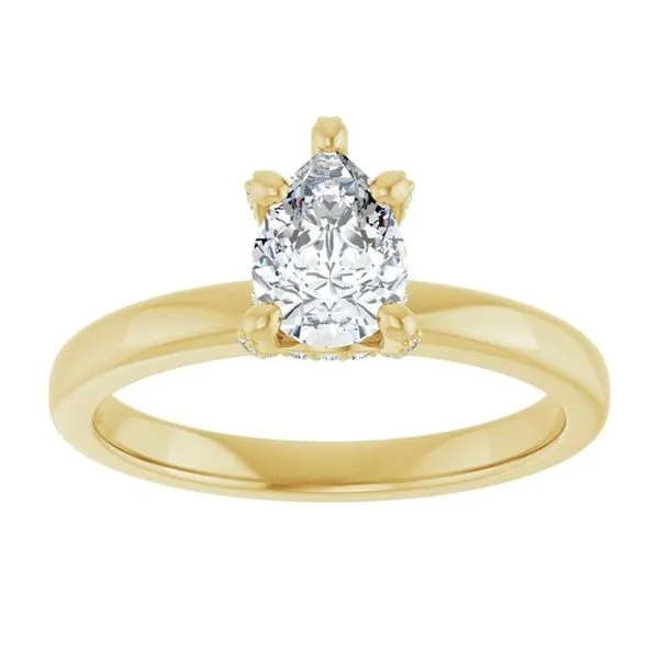 Accented Engagement Ring Image 3 J. Thomas Jewelers Rochester Hills, MI