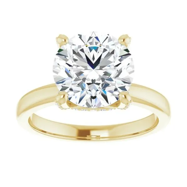Accented Engagement Ring Image 3 Jimmy Smith Jewelers Decatur, AL