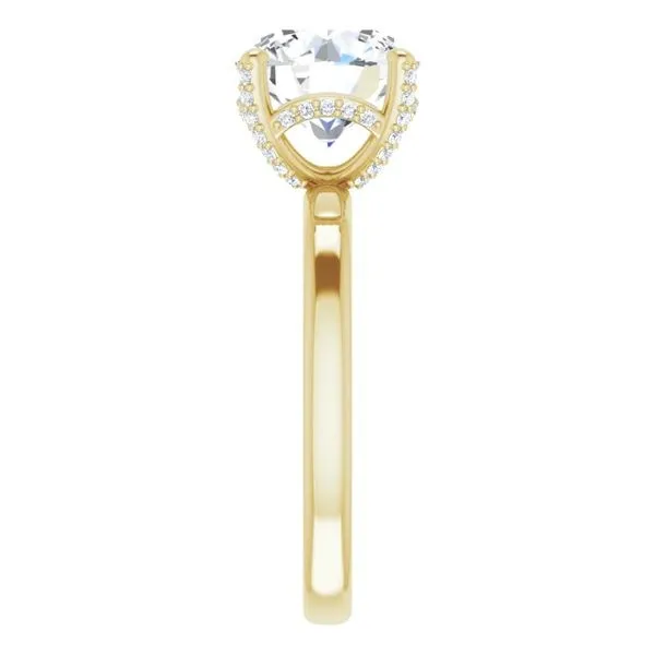 Accented Engagement Ring Image 4 Futer Bros Jewelers York, PA