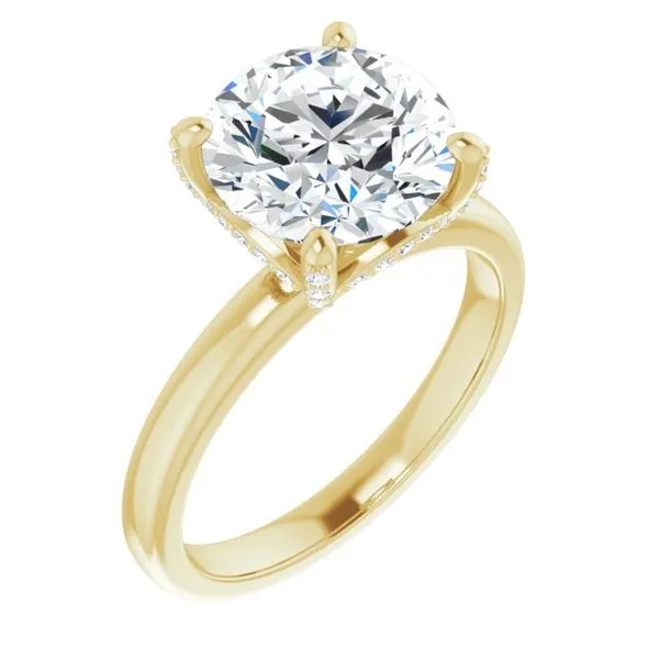 Accented Engagement Ring