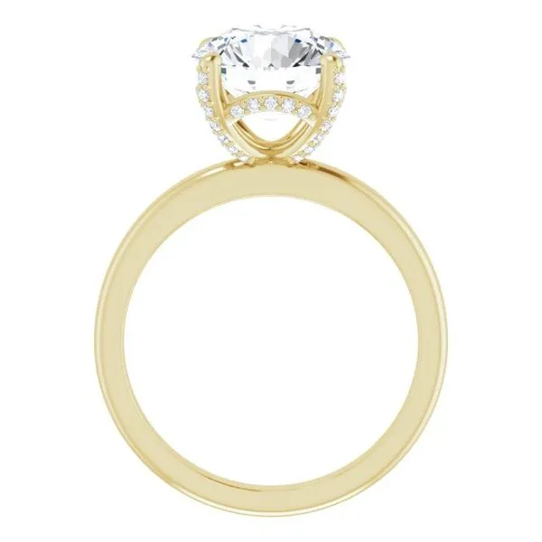 Accented Engagement Ring Image 2 J. Thomas Jewelers Rochester Hills, MI