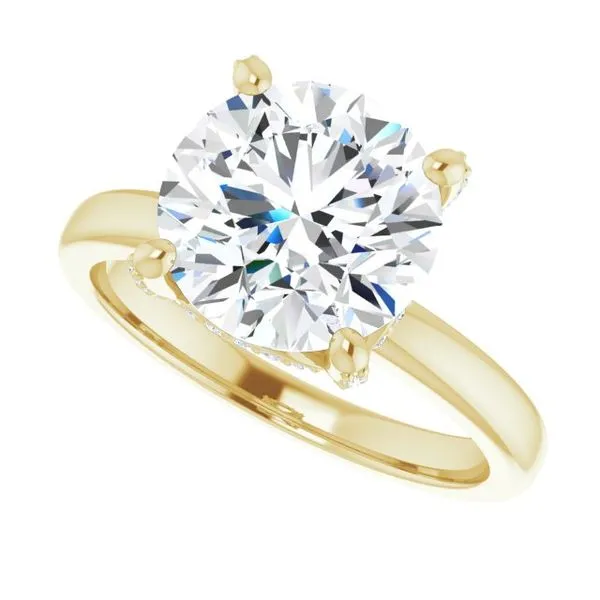 Accented Engagement Ring Image 5 Ocean View Jewelers Millville, DE