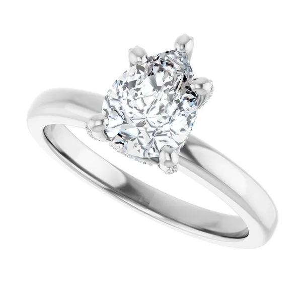 Accented Engagement Ring Image 5 J. Thomas Jewelers Rochester Hills, MI