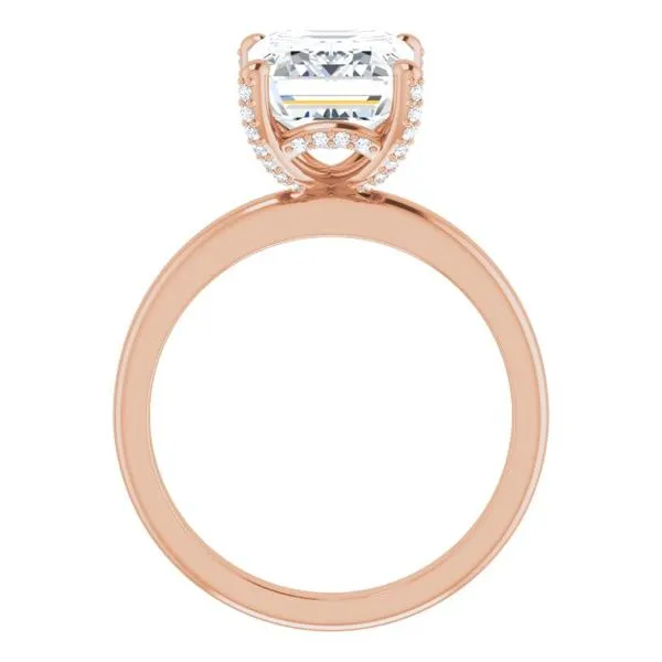 Accented Engagement Ring Image 2 Vulcan's Forge LLC KANSAS CITY, MO