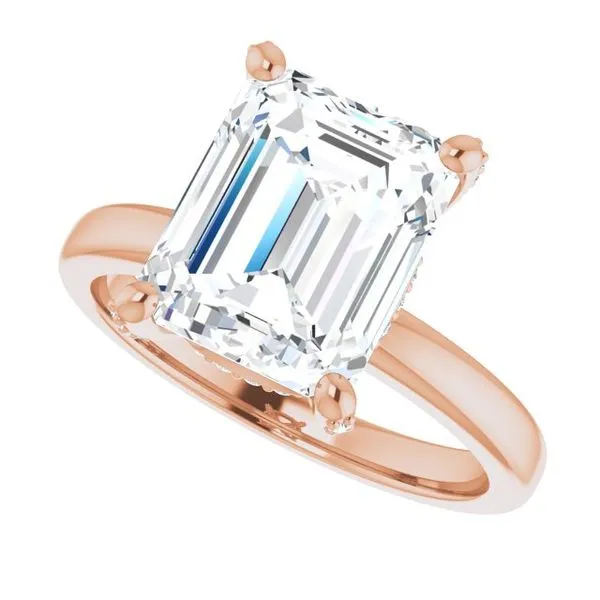 Accented Engagement Ring Image 5 Jimmy Smith Jewelers Decatur, AL