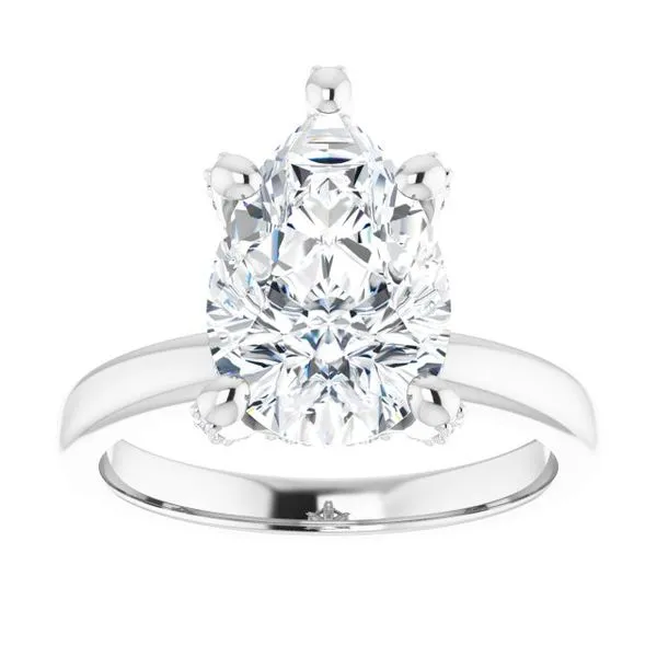 Accented Engagement Ring Image 3 Futer Bros Jewelers York, PA