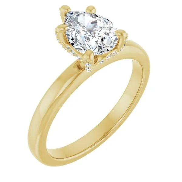Accented Engagement Ring Austin's Fine Diamonds & Jewelry Lyndhurst, NJ