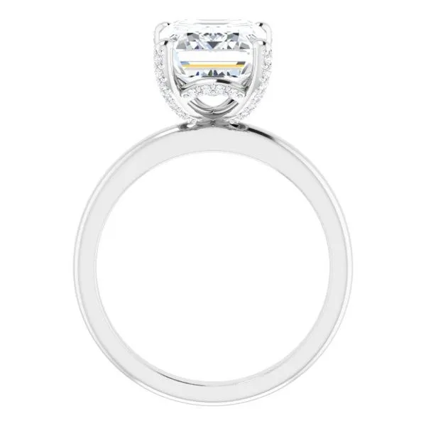 Accented Engagement Ring Image 2 Michael Szwed Jewelers Longmeadow, MA