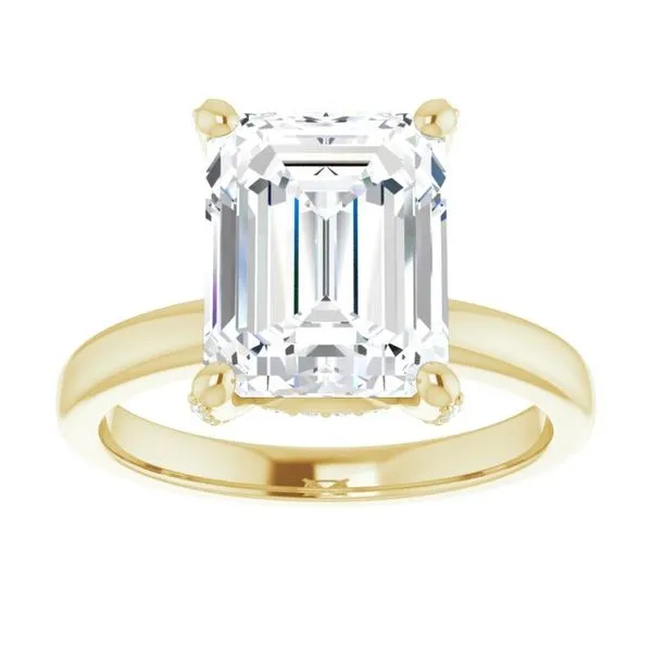 Accented Engagement Ring Image 3 Paul James Jewelers Angels Camp, CA