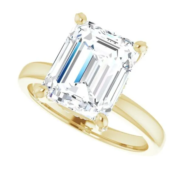 Accented Engagement Ring Image 5 Paul James Jewelers Angels Camp, CA