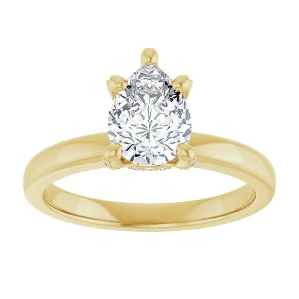 Accented Engagement Ring Image 3 Futer Bros Jewelers York, PA