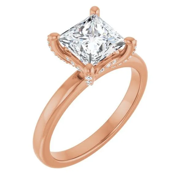 Accented Engagement Ring JF Jones Jewelers Rochester, NY