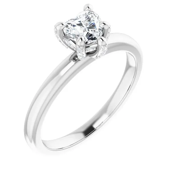 Accented Engagement Ring J. Thomas Jewelers Rochester Hills, MI