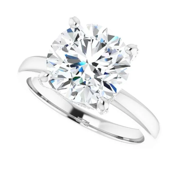 Accented Engagement Ring Image 5 Shipley's Fine Jewelry Hampstead, MD