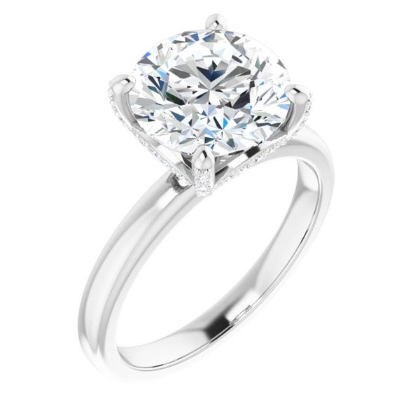 Accented Engagement Ring