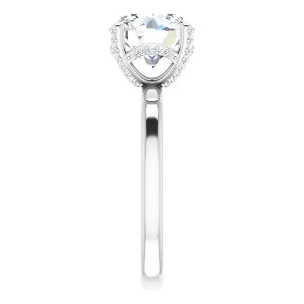 Accented Engagement Ring Image 4 Austin's Fine Diamonds & Jewelry Lyndhurst, NJ