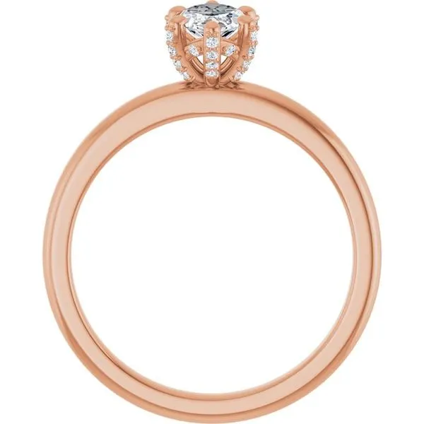 Accented Engagement Ring Image 2 Vulcan's Forge LLC KANSAS CITY, MO