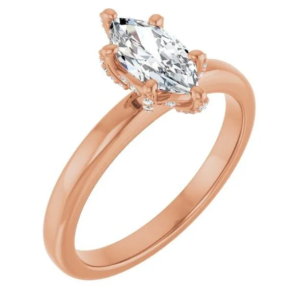 Accented Engagement Ring Futer Bros Jewelers York, PA