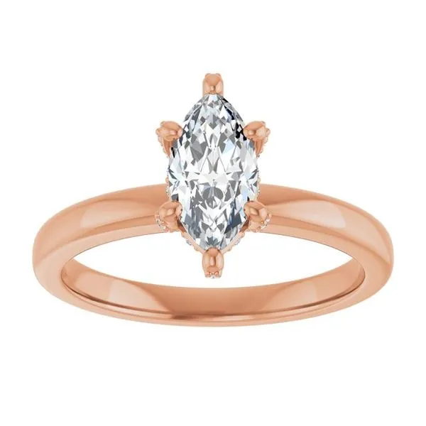 Accented Engagement Ring Image 3 Ocean View Jewelers Millville, DE