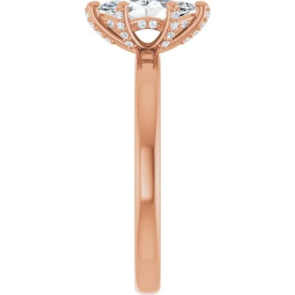 Accented Engagement Ring Image 4 Michael Szwed Jewelers Longmeadow, MA