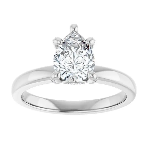 Accented Engagement Ring Image 3 JF Jones Jewelers Rochester, NY