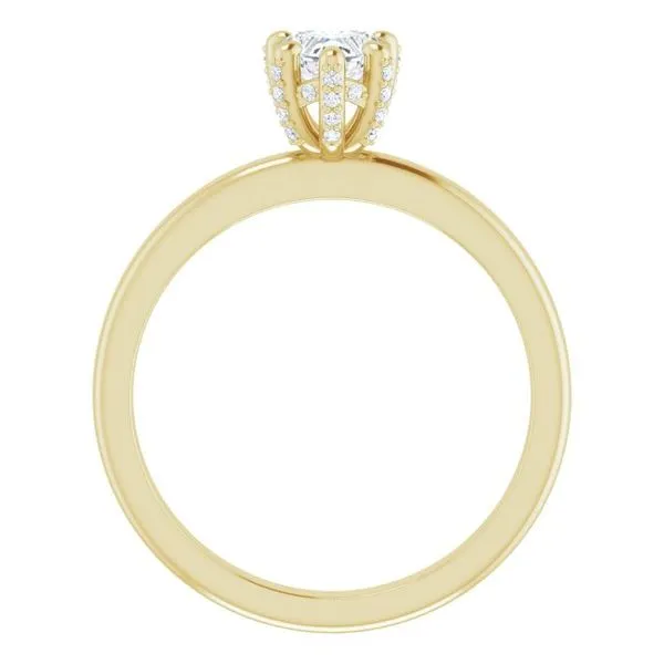 Accented Engagement Ring Image 2 Shipley's Fine Jewelry Hampstead, MD