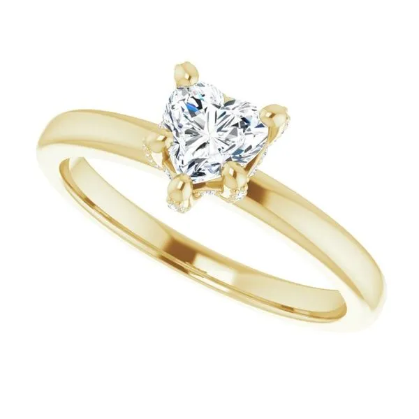 Accented Engagement Ring Image 5 Shipley's Fine Jewelry Hampstead, MD