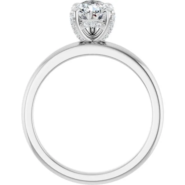 Accented Engagement Ring Image 2 Natale Jewelers Sewell, NJ