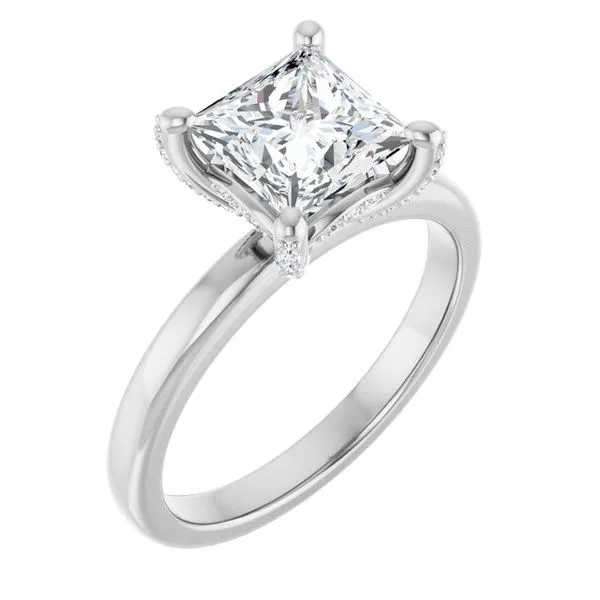 Accented Engagement Ring Don's Jewelry & Design Washington, IA
