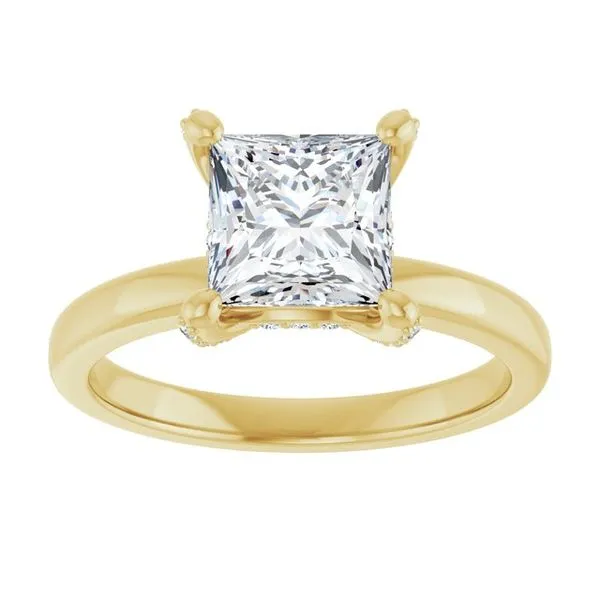 Accented Engagement Ring Image 3 J. Thomas Jewelers Rochester Hills, MI