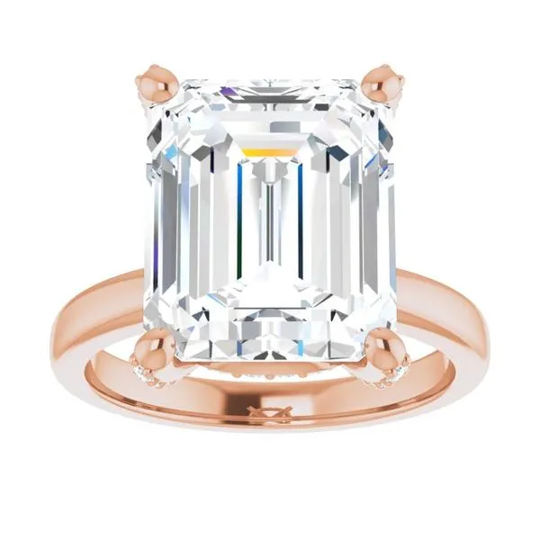 Accented Engagement Ring Image 3 Raleigh Diamond Fine Jewelry Raleigh, NC