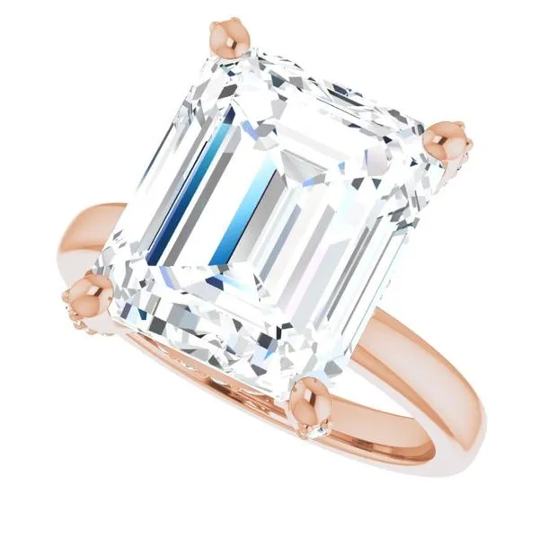 Accented Engagement Ring Image 5 J. West Jewelers Round Rock, TX