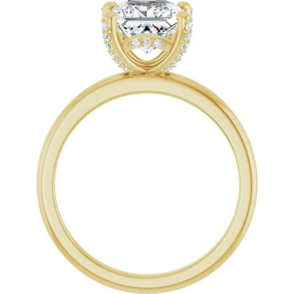 Accented Engagement Ring Image 2 JF Jones Jewelers Rochester, NY