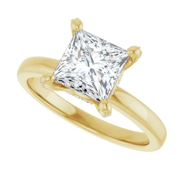 Accented Engagement Ring Image 5 Clater Jewelers Louisville, KY