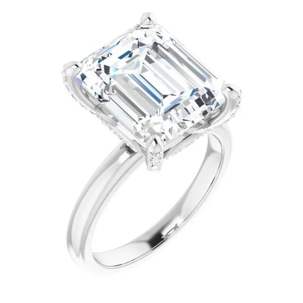 Accented Engagement Ring Michael Szwed Jewelers Longmeadow, MA