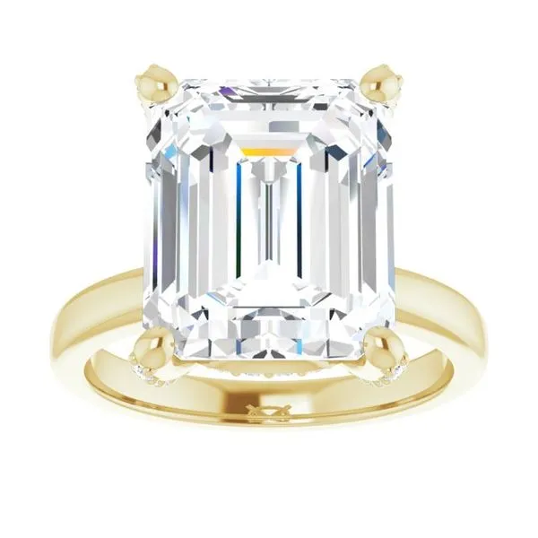 Accented Engagement Ring Image 3 Austin's Fine Diamonds & Jewelry Lyndhurst, NJ