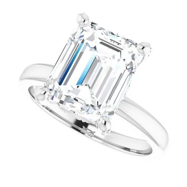 Accented Engagement Ring Image 5 JF Jones Jewelers Rochester, NY