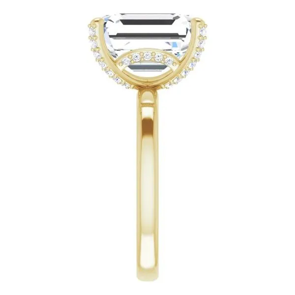 Accented Engagement Ring Image 4 Paul James Jewelers Angels Camp, CA