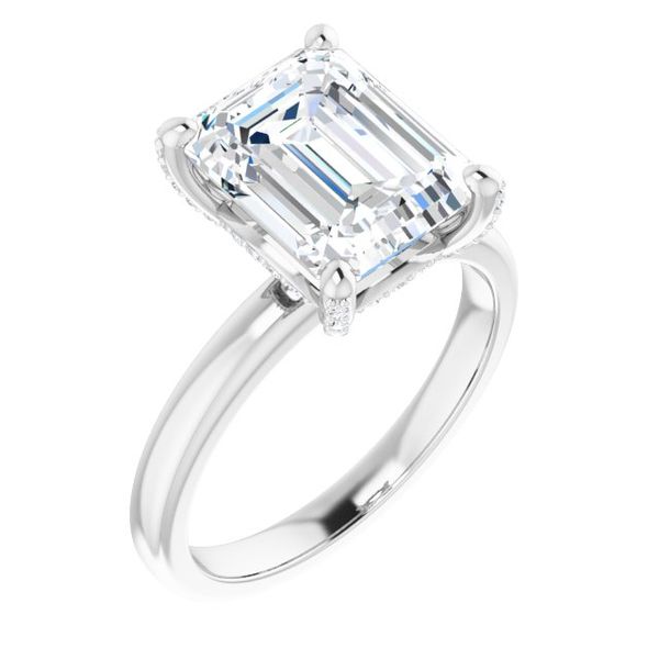 Accented Engagement Ring