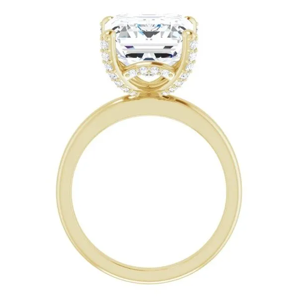 Accented Engagement Ring Image 2 Vulcan's Forge LLC KANSAS CITY, MO