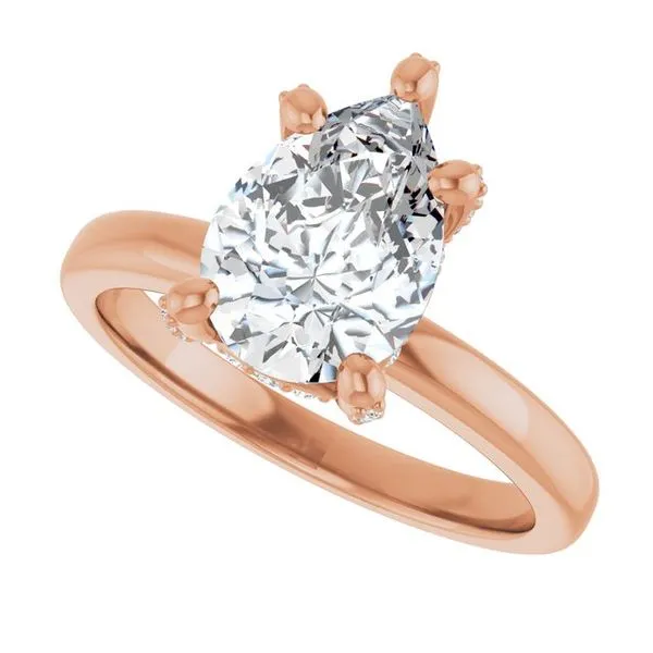 Accented Engagement Ring Image 5 JF Jones Jewelers Rochester, NY