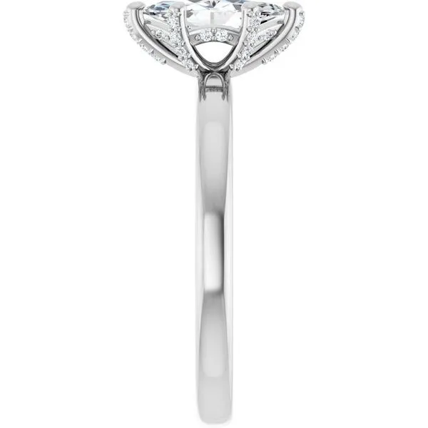 Accented Engagement Ring Image 4 JF Jones Jewelers Rochester, NY