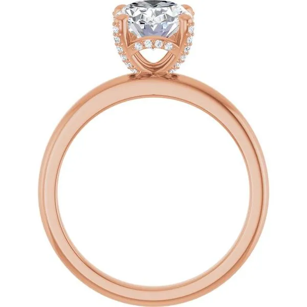 Accented Engagement Ring Image 2 J. West Jewelers Round Rock, TX