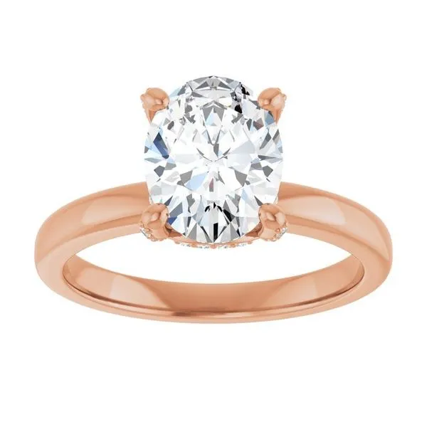 Accented Engagement Ring Image 3 J. Thomas Jewelers Rochester Hills, MI
