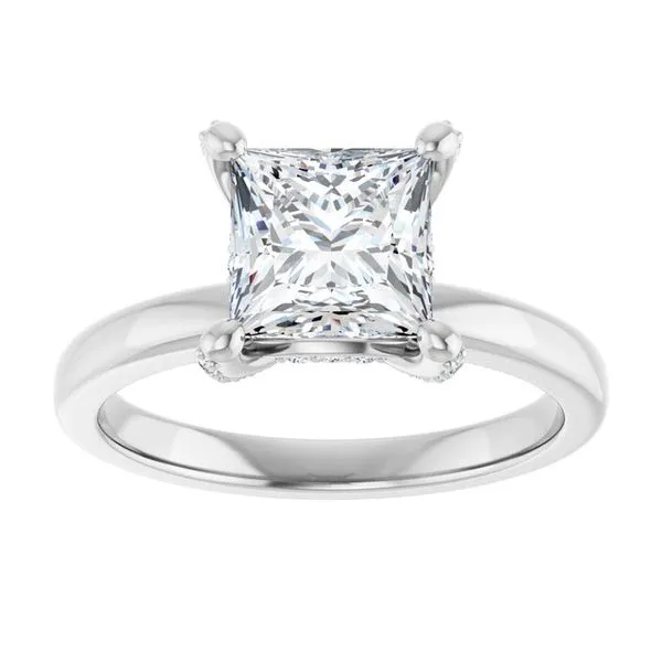 Accented Engagement Ring Image 3 Ocean View Jewelers Millville, DE